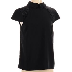 Ted Baker London black beaded blouse